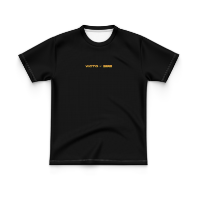 VICTO X SRAM COTTON BLACK YELLOW KIDS